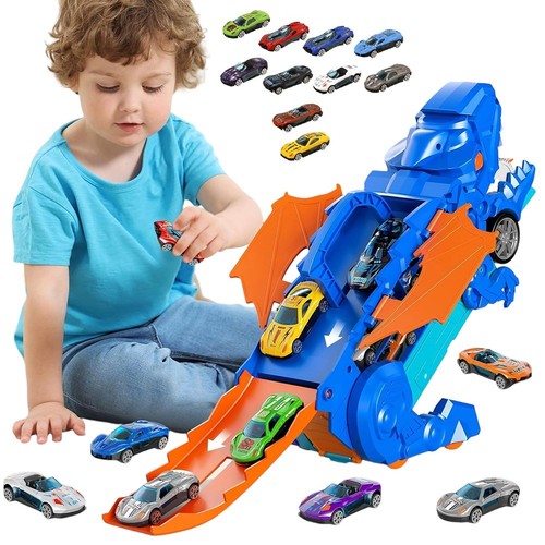 Dinosaur transport truck toy - dinosaur,