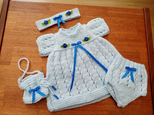 Hand knitted dolls clothes - clothes, to