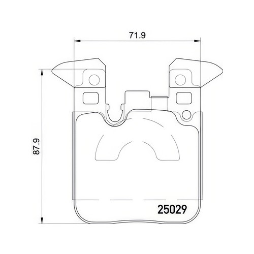 Brembo brake pad set - brembo,