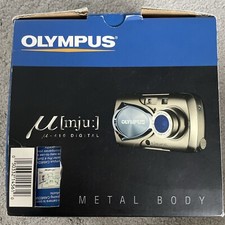 Olympus u [mju:]-400 4.0 MP Digital Compact Camera & Charger Boxed Retro Vintage