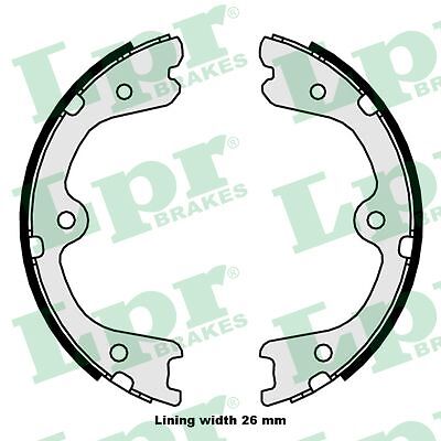 New brake shoe set - set,, parking