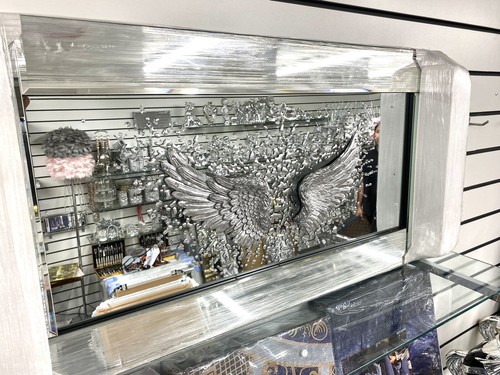 Angel wings picture mirror - angel,