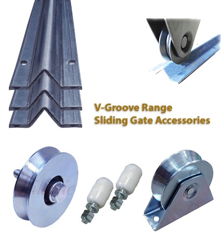 Groove wheels rollers - v,