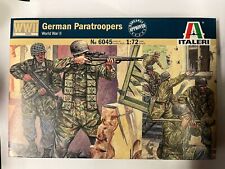 Italeri 1/72 WWII German Paratroopers Soldiers Set Of 50 Figures