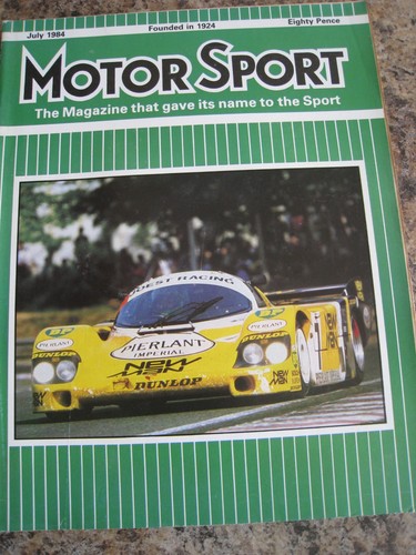 Motor sport jul - 1984, canadian