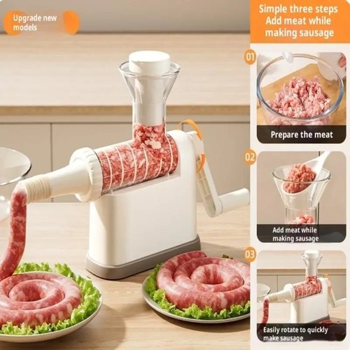 Manual sausage stuffer - sausage, machine