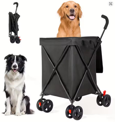 Wheel portable pet stroller - pet,