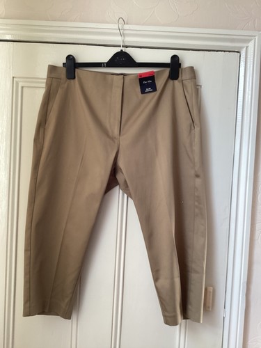 Mia slim crop - slim, coffee