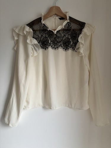 Zara cream blouse - cream,
