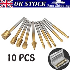 10Pcs Tungsten Carbide Rotary