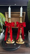 Pair of vintage Brass