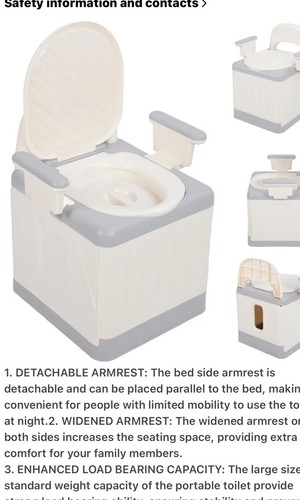 Portable camping toilet dt165 - toilet,