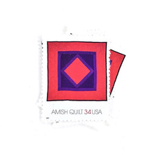5 x UNused Amish Quilt 34 cent US Postage Stamps - Quilting Quilter