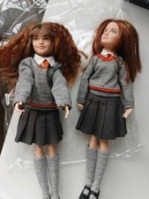 2 Wizarding World Hermione Granger & Ginny Weasley Dolls part school outfits