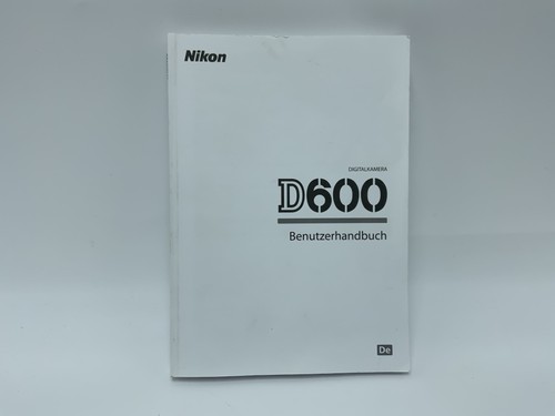 Nikon d600 user - user, manual