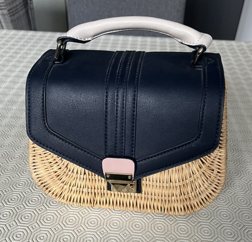 Accessorize small navy wicker - accessorize,