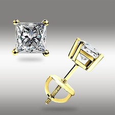 1.0 Ct Princess cut MOISSANITE