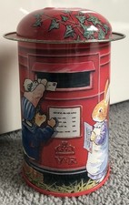 Foxwood Tales Vintage Post Box Shaped Money Box 1997