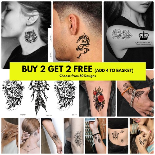 Small temporary tattoos body - small,