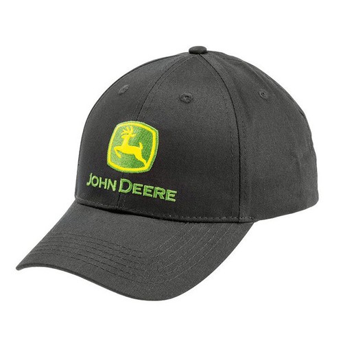 John deere black - black, twill