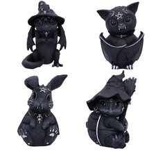 Cult Cuties Pagan / Wikan Themed Nemesis Now Animal Gothic Figurine Ornaments