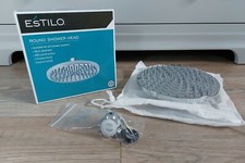 Estilo round shower head chrome plated New universal 18cm easy installation