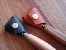 Leather spoon knife cover -