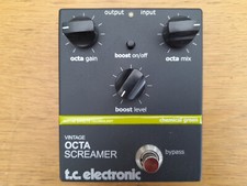 TC Electronic Vintage Octascreamer guitar pedal fuzz octave octavia