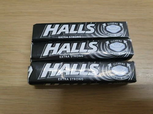 Halls menthol extra strong - menthol,