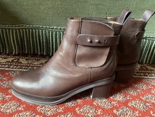 Whistles Brown Leather Ankle