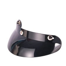 Black Classic Open Face Motorcycle Helmet Replacement Universal Peak Visor UK