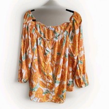 Linen Blend Gypsy/Boho Top -