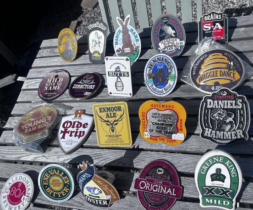 Vintage beer pump clips - x,