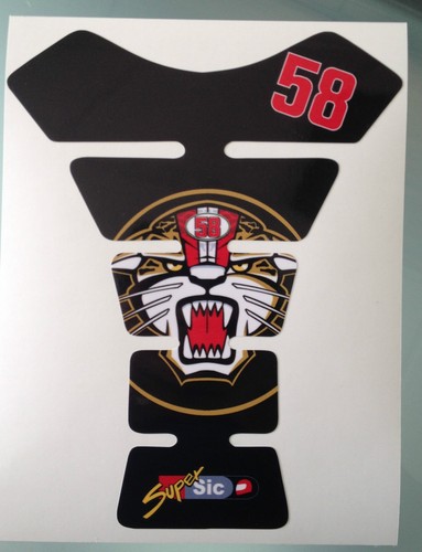 Marco simoncelli tank sticker - marco,