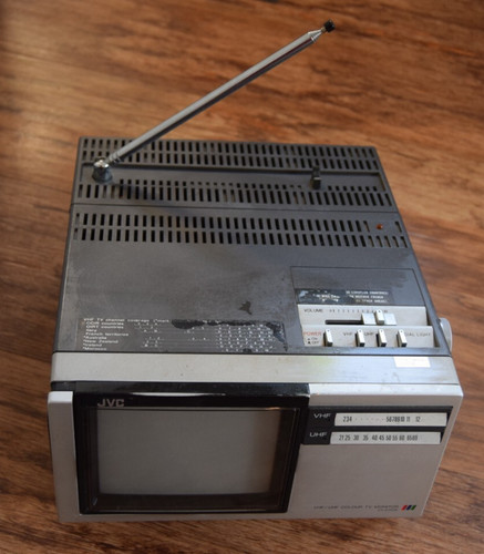 Vintage colour television - vintage,