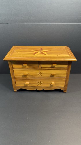 Vintage wood jewelry box - wood,
