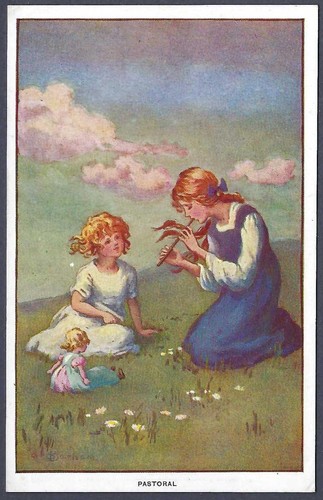 Pastoral art postcard by - pastoral,