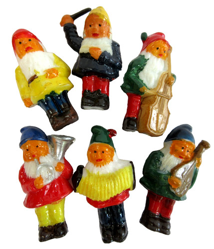 Vintage set musical band - set,