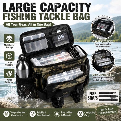 Fishing tackle bag waterproof - tackle,