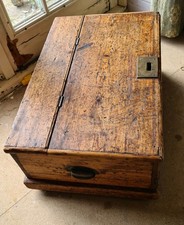 Antique Pine Tool,  Blanket Toy Box Coffee Table Treasure Chest