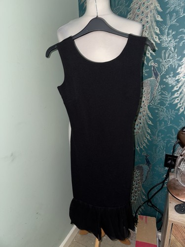 Lib black sleeveless drop - ad,