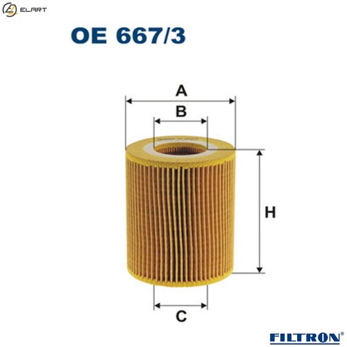 Oil filter 667 for - filter, land