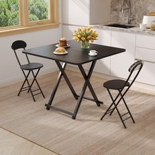 3/5/7X Bistro Coffee Table Chairs Set Folding Dining Table Outdoor Indoor Garden