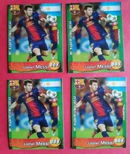 4 x LIONEL MESSI FC Barcelona Footbal Stars 2014-2015 SCHOOL SHOP