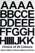 1", 2", 3", 4", 5" SELF ADHESIVE VINYL LETTERS & NUMBERS UPPER/LOWER STICKERS