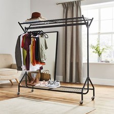Clothes Rail 5ft x 5ft Black