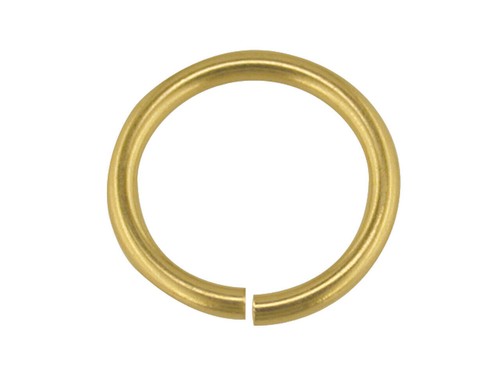 Gold jump ring - gold, 9ct
