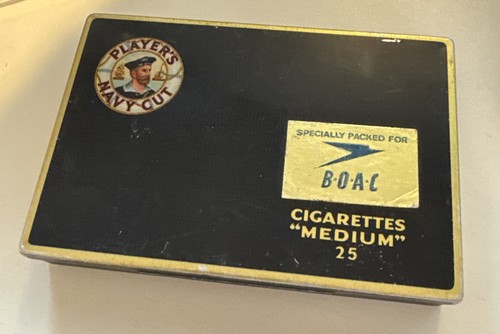 Players navy cut cigarette tin - players,