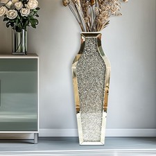Mirrored tall vases - tall, floor