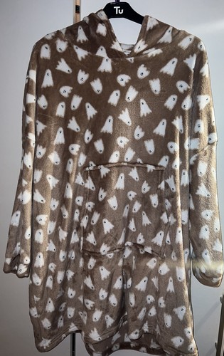 Women ghost fleece hoodie - ghost,